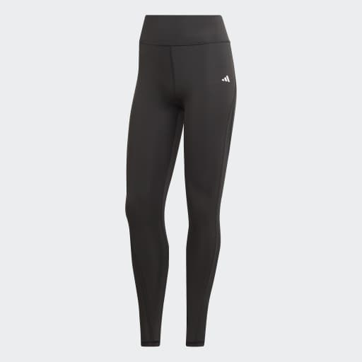 ADIDAS OPTIME MESH FULL LENGTH LEGGINGS  - Black