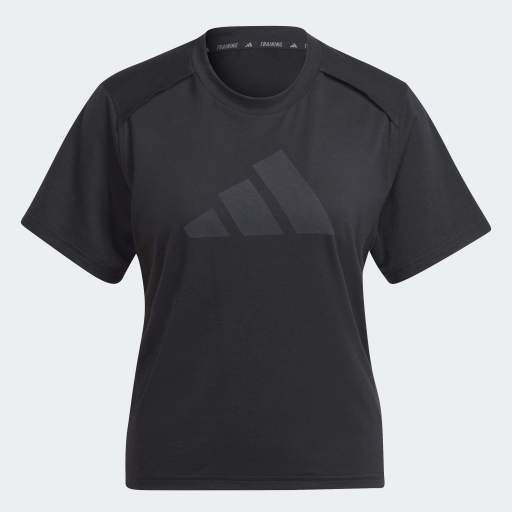 ADIDAS POWER PERFORMANCE BIG LOGO T - Black