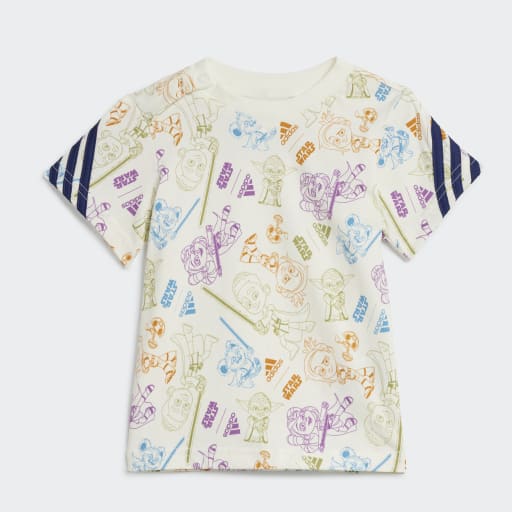 ADIDAS STAR WARS YOUNG JEDI TEE  - Off White