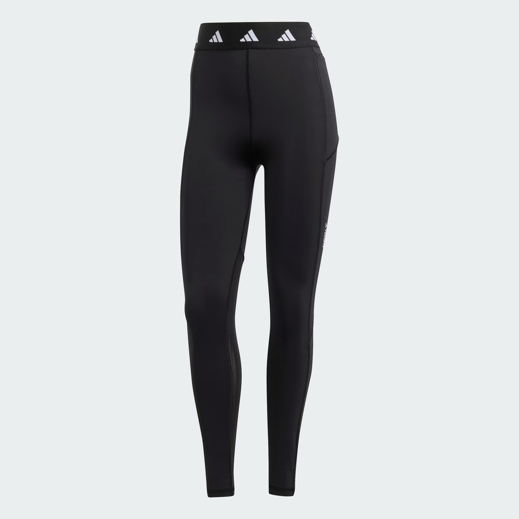 ADIDAS TECHFIT STASH POCKET FULL LENGTH LEGGINGS  - Black
