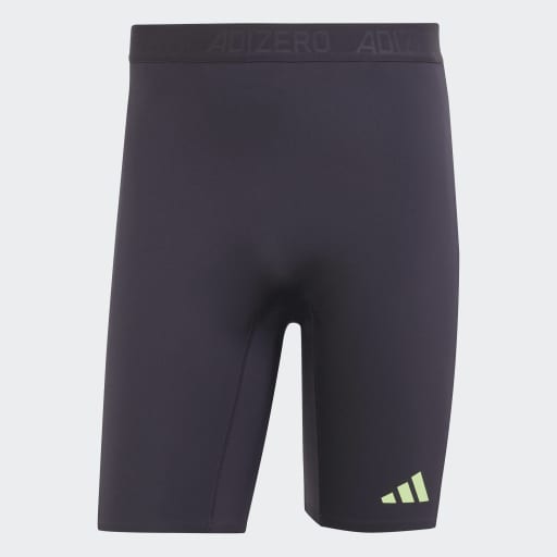 ADIZERO RUNNING SHORT TIGHT MEN  - Aurora Black