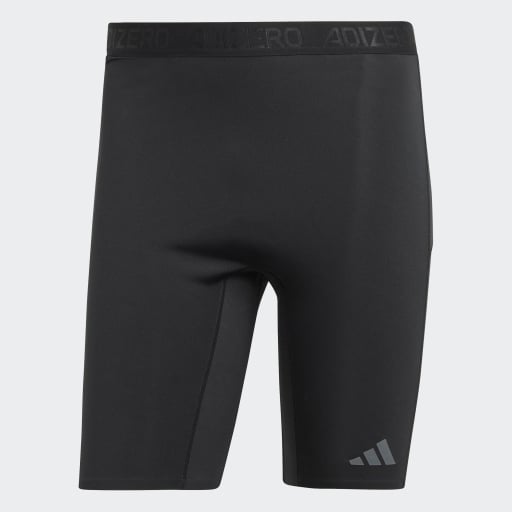 ADIZERO RUNNING SHORT TIGHT MEN  - Black