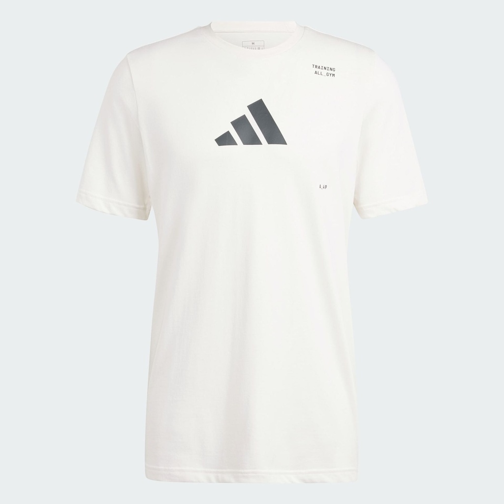 ALL GYM CATEGORY GRAPHIC T - Chalk White