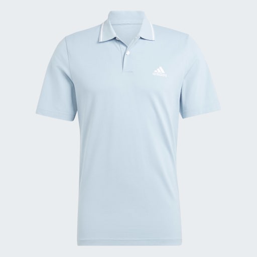 ESSENTIALS PIQUE SMALL LOGO POLO SHIRT  - Wonder Blue