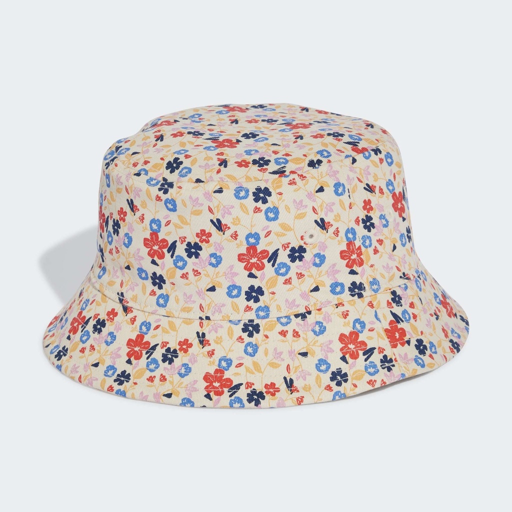FLORAL BUCKET HAT  - Wonder White