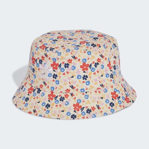 FLORAL BUCKET HAT  - Wonder White