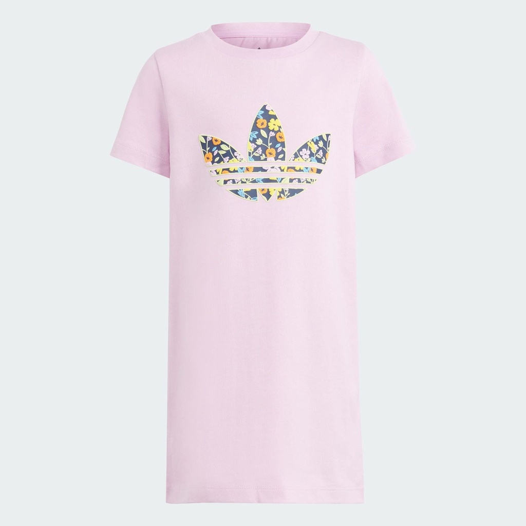 FLORAL TEE DRESS  - Bliss Lilac