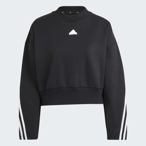 FUTURE ICONS THREE STRIPES SWEATSHIRT  - Black