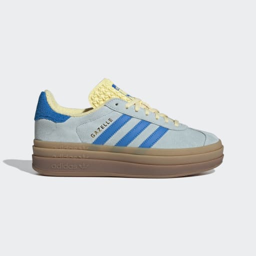 GAZELLE BOLD SHOES - Almost Blue / Bright Blue / Almost Yellow