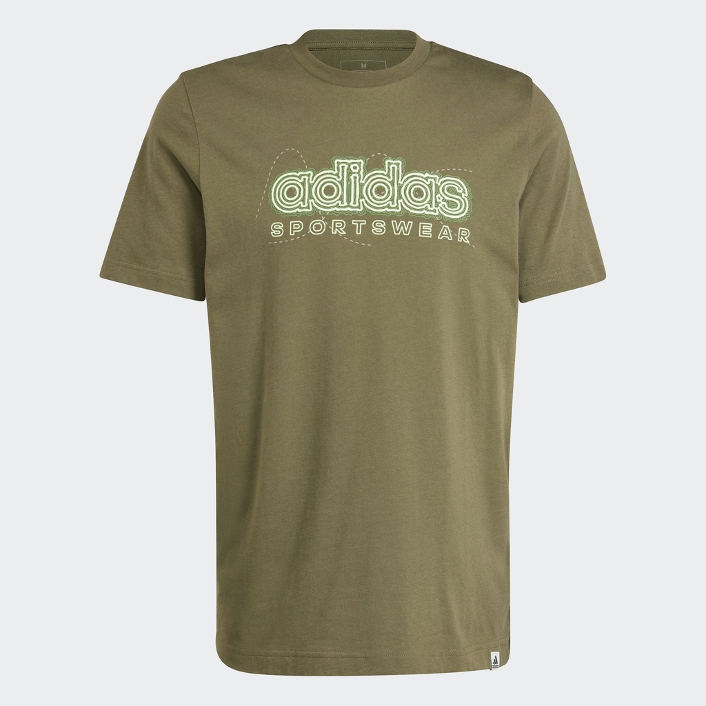 GROWTH SPORTSWEAR GRAPHIC TEE  - Olive Strata
