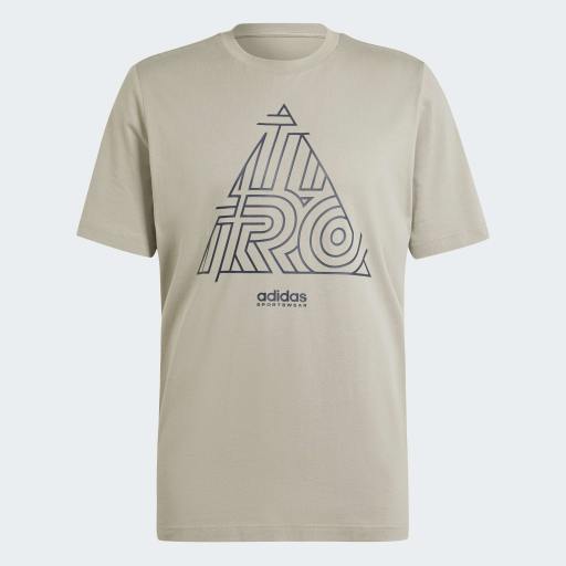 HOUSE OF TIRO GRAPHIC TEE  - Silver Pebble
