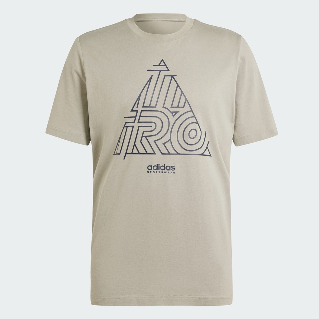 HOUSE OF TIRO GRAPHIC TEE  - Silver Pebble