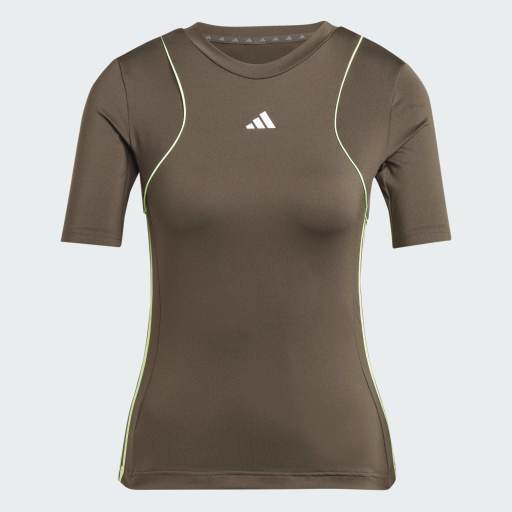 HYPERGLAM COLOR POP TRAINING CROPPED T - Shadow Olive