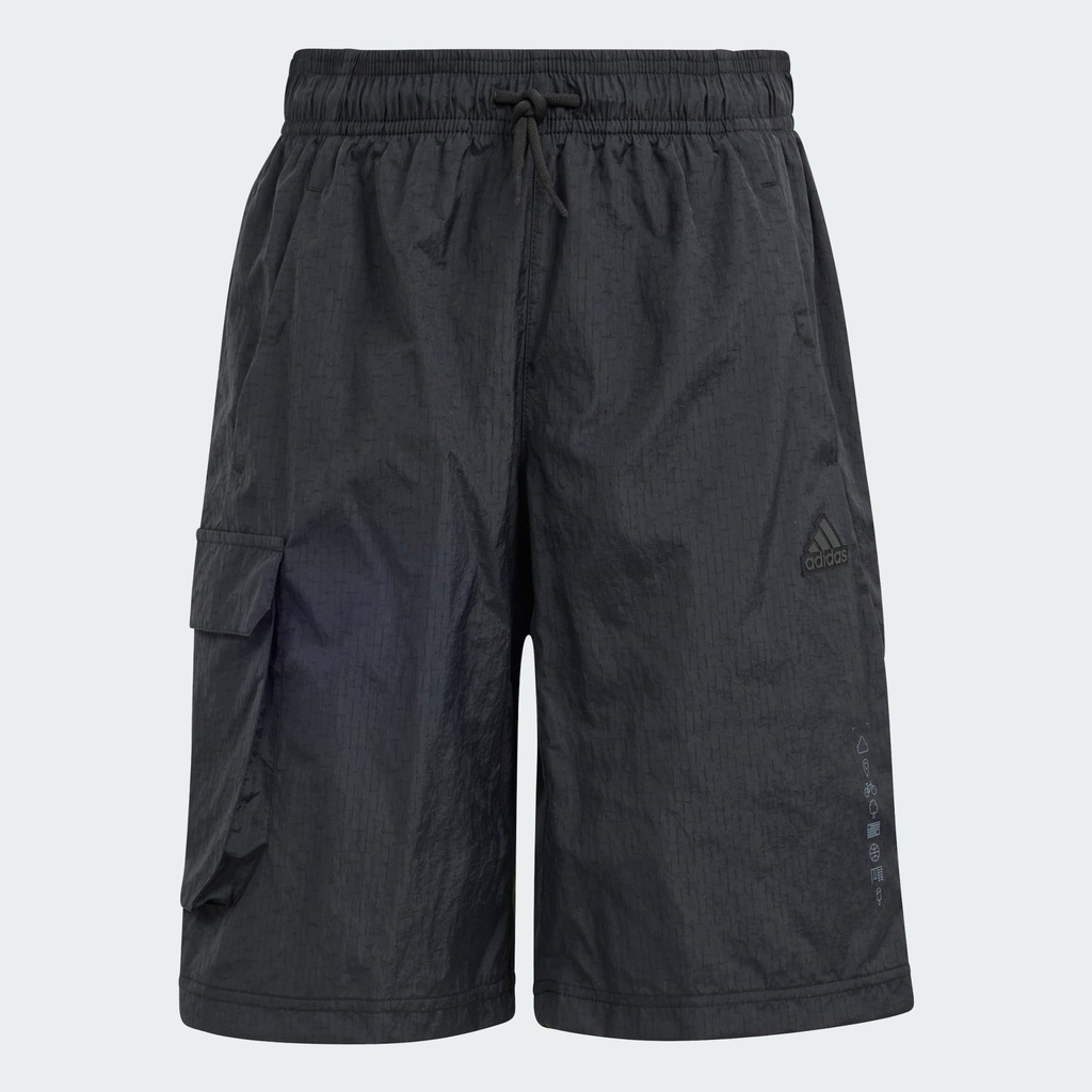 CITY ESCAPE CASUAL CARGO SHORT JUNIOR  - Black