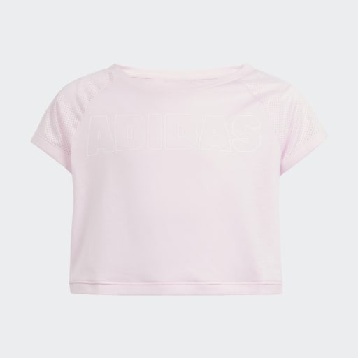 DANCE CROPPED AEROREADY T - Clear Pink