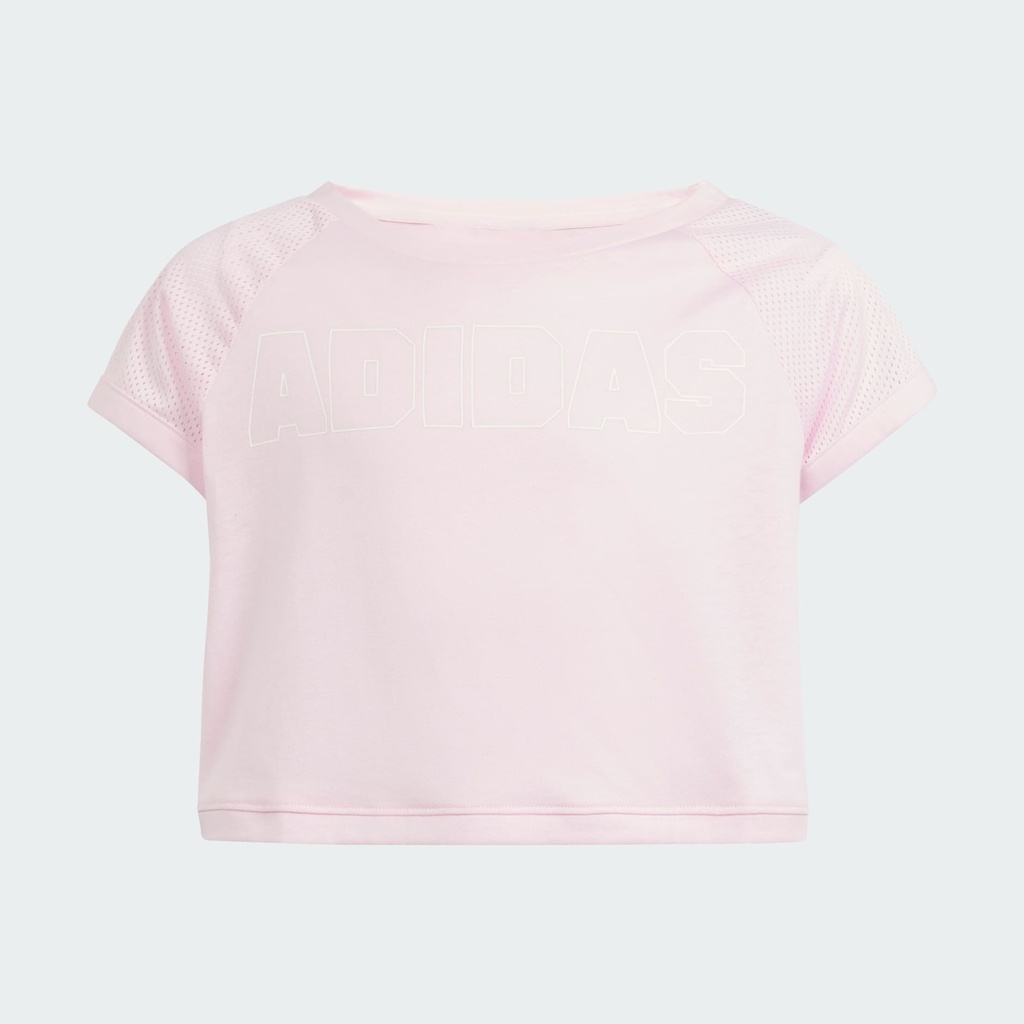 DANCE CROPPED AEROREADY T - Clear Pink