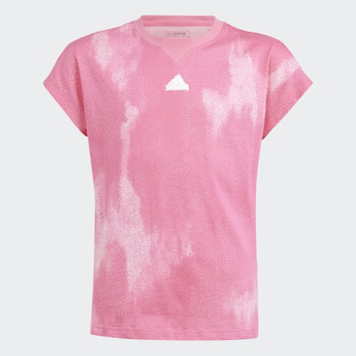 FUTURE ICONS ALL OVER PRINT COTTON T - Pulse Magenta