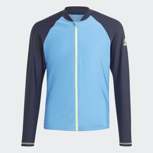 KIDS LONG SLEEVES RASHGUARD  - Blue Burst