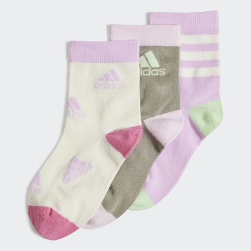 LITTLE KIDS GRAPHIC SOCKS 3 PAIR PACK  - Bliss Lilac