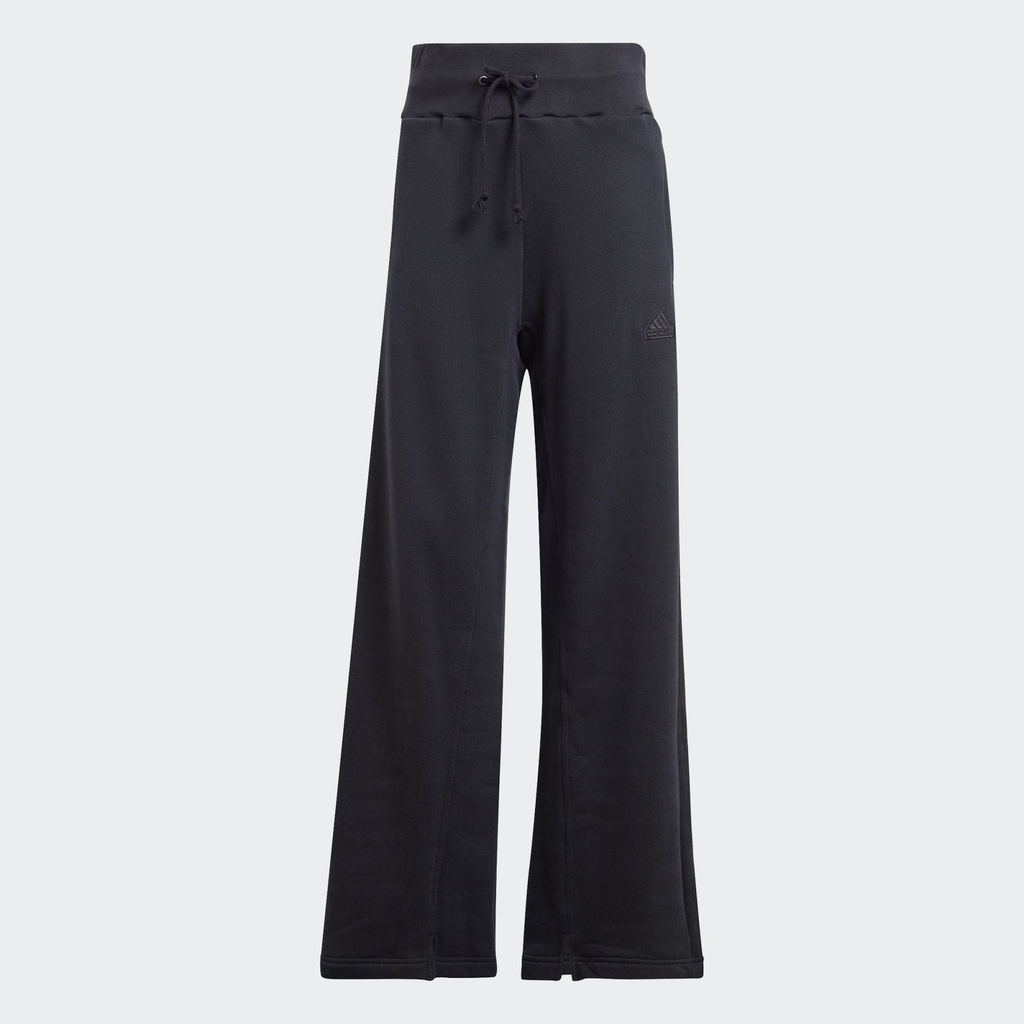 LOUNGE FRENCH TERRY STRAIGHT - Black