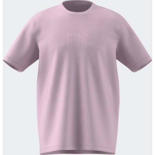 LOUNGE GRAPHIC TEE  - Clear Pink