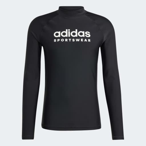 MENS LONG SLEEVES RASHGUARD  - Black
