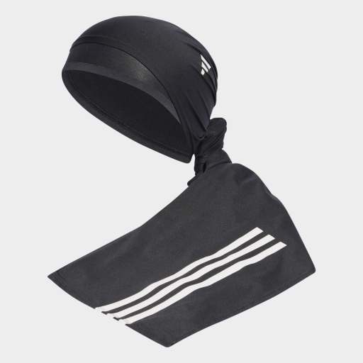 OWN THE RUN 3 STRIPES HIJAB  - Black