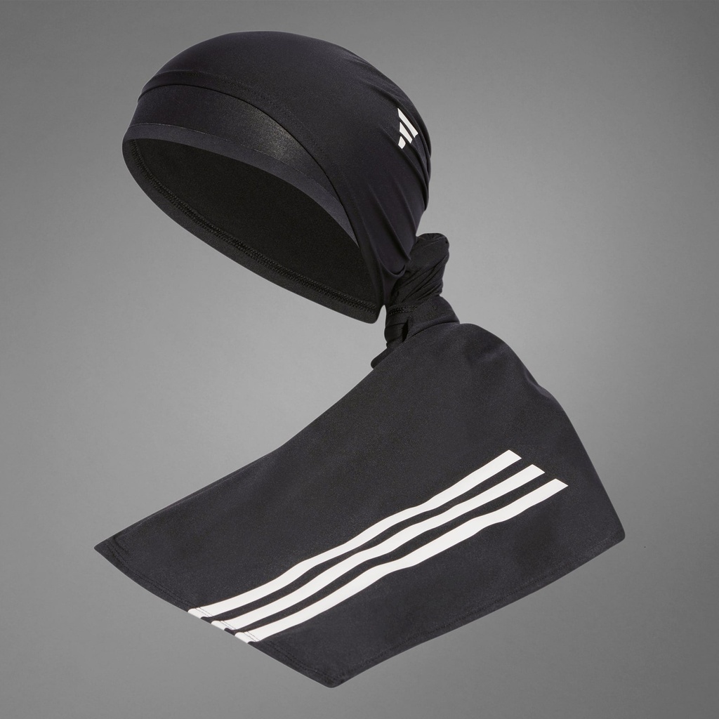 OWN THE RUN 3 STRIPES HIJAB  - Black