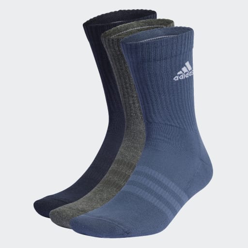 CUSHIONED SPORTSWEAR CREW SOCKS 3 PAIR PACK - Legend Ink