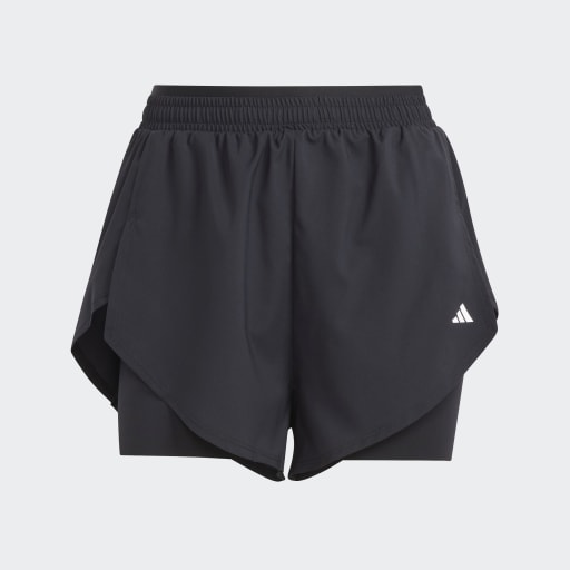 D4T 2IN1 SHORTS - Black