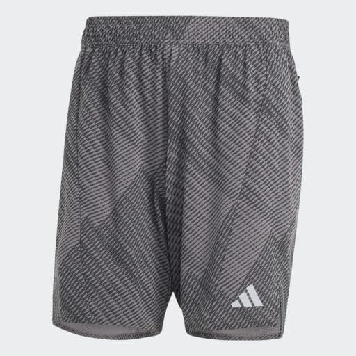 D4T WORKOUT HEAT.RDY PRINT SHORTS - Charcoal
