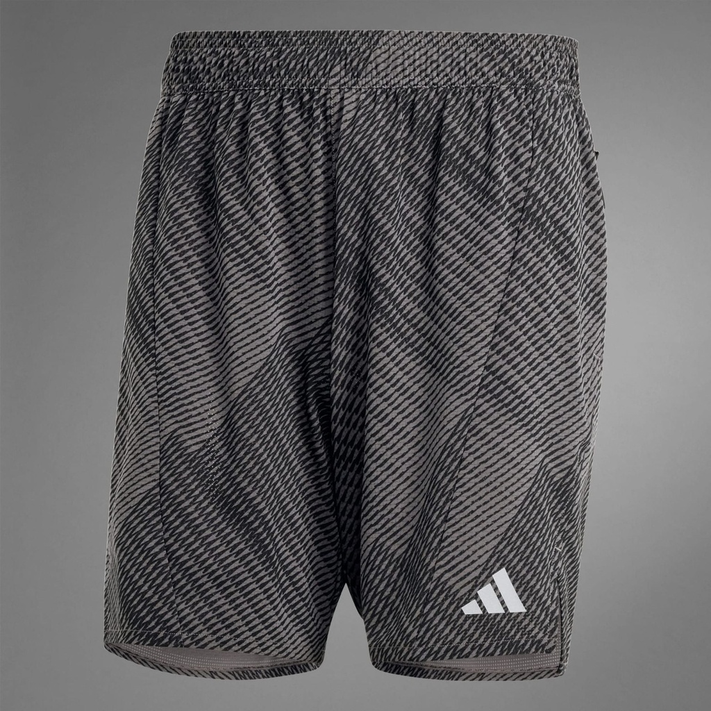 D4T WORKOUT HEAT.RDY PRINT SHORTS - Charcoal
