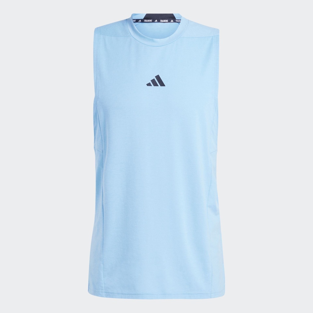 D4T WORKOUT TANK - Semi Blue Burst