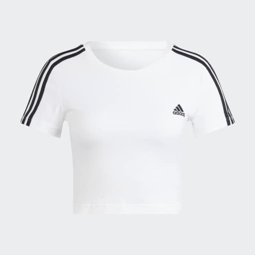 ESSENTIALS 3 STRIPES BABY T-SHIRT - White