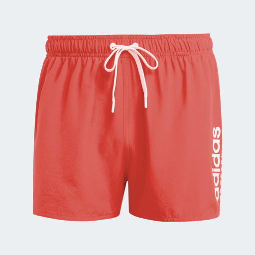 ESSENTIALS LOGO CLX SHORTS VERY SHORT LENGTH - Better Scarlet