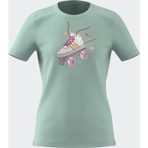 SUMMER GRAPHIC TEE JUNIOR  - Semi Flash Aqua