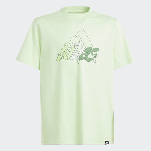 TABLE TEE ILLUSTRATED GRAPHIC TEE JUNIOR  - Semi Green Spark