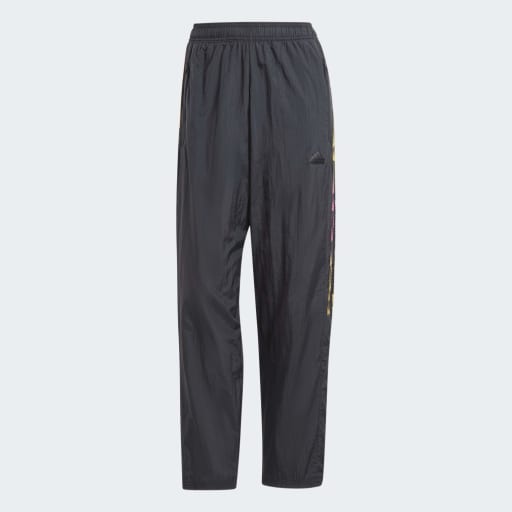 TIRO CUT 3 STRIPES SUMMER WOVEN PANTS  - Black