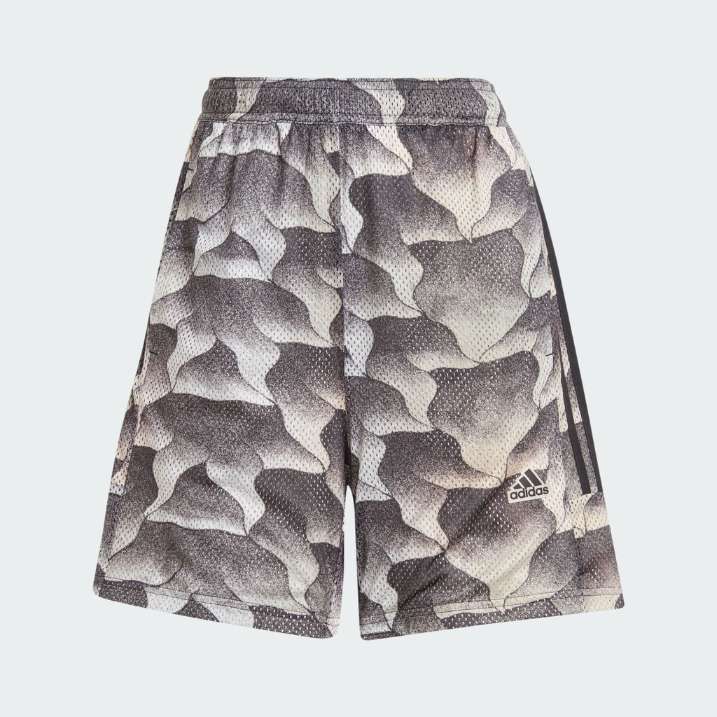 TIRO PRINT MESH SUMMER SHORTS  - Putty Grey