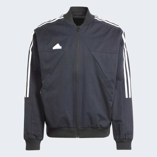TIRO WOVEN BOMBER JACKET  - Black