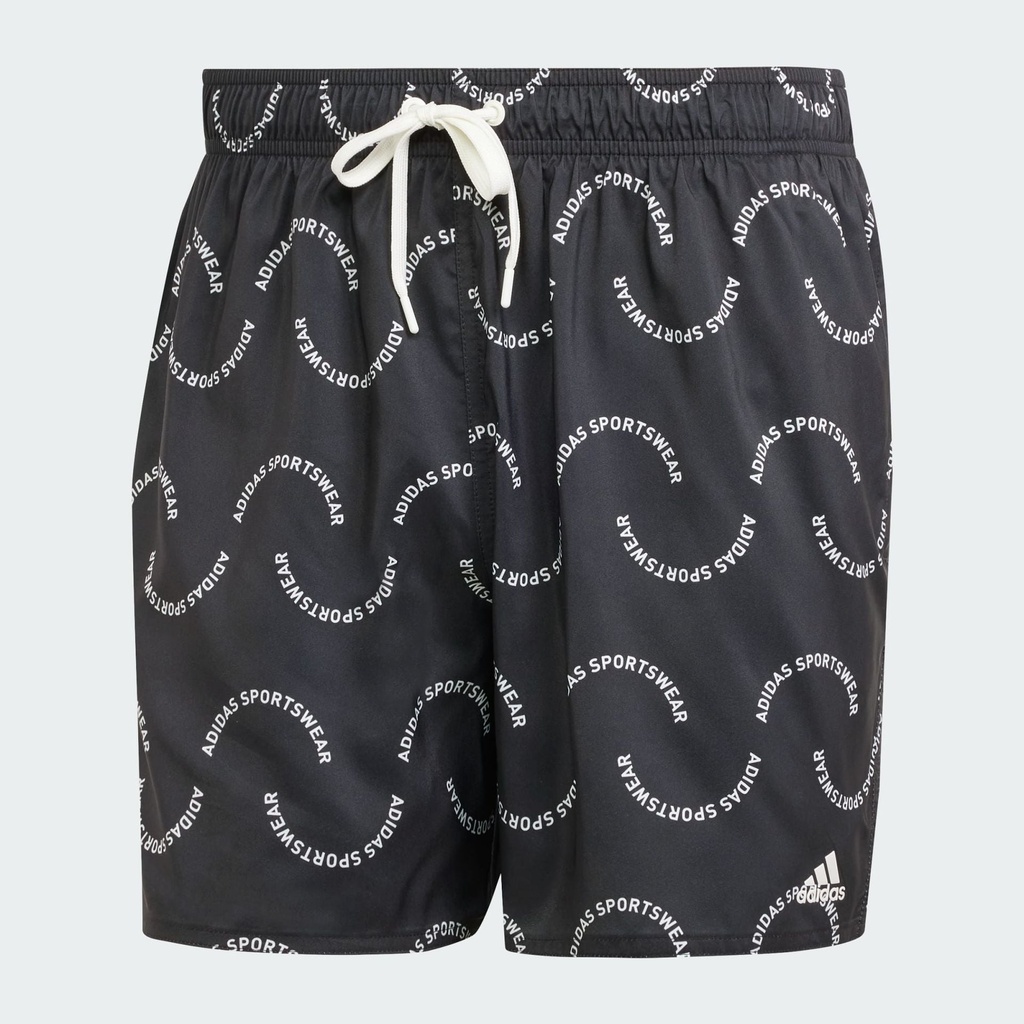 WAVE LOGO CLX SWIM SHORT  - Black