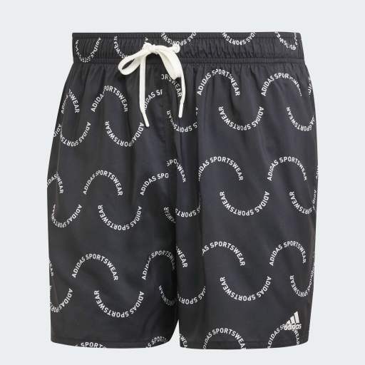 WAVE LOGO CLX SWIM SHORT  - Black