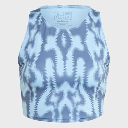 YOGA STUDIO PRINTED TANK  - Semi Blue Burst