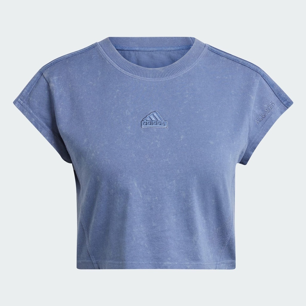 ALL SZN GARMENT WASH 3-STRIPES BABY T-SHIRT - Preloved Ink