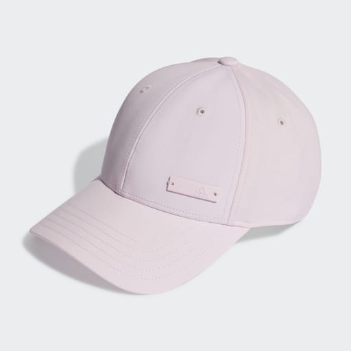 BASEBALL LIGHTWEIGHT CAP METAL BADGE - Clear Pink
