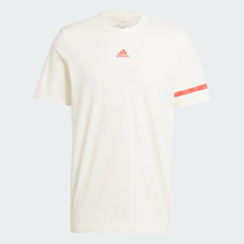 BRAND LOVE COLLEGIATE GRAPHIC TEE - Off White