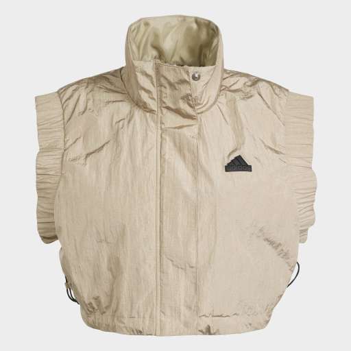 CITY ESCAPE CROPPED VEST - Blanch Cargo