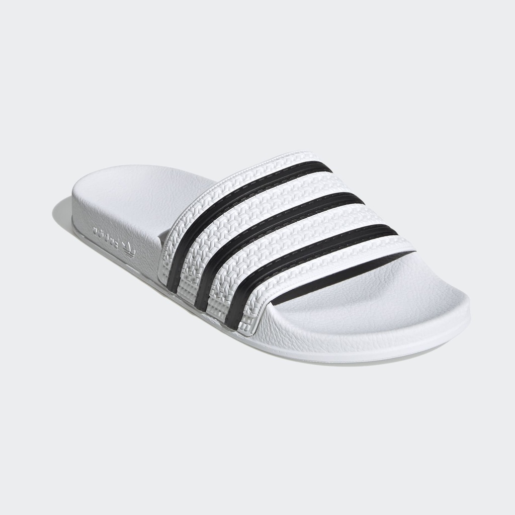ADILETTE SLIDES - White / Core Black / White