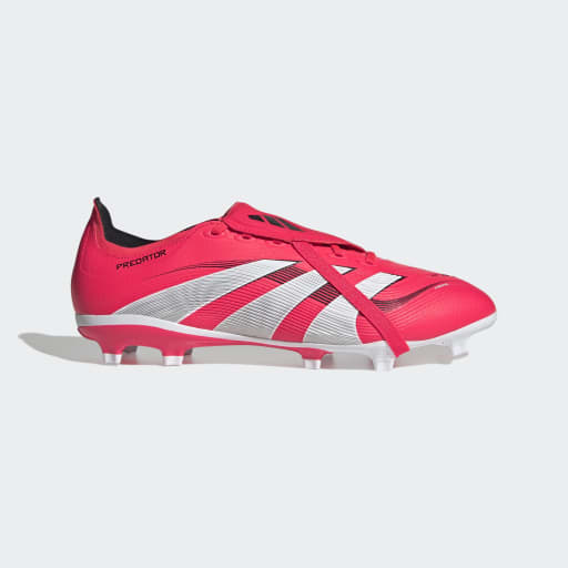 PREDATOR LEAGUE FOLD-OVER TONGUE FIRM/MULTI-GROUND BOOTS - Lucid Red / Cloud White / Core Black