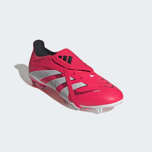 PREDATOR LEAGUE FOLD-OVER TONGUE FIRM/MULTI-GROUND BOOTS - Lucid Red / Cloud White / Core Black